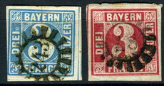 история. первая почтовая марка баварии